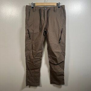 686 Anything Cargo Pants Size 32x32 Relaxed Fit Brown Technical Outdoor Camping
